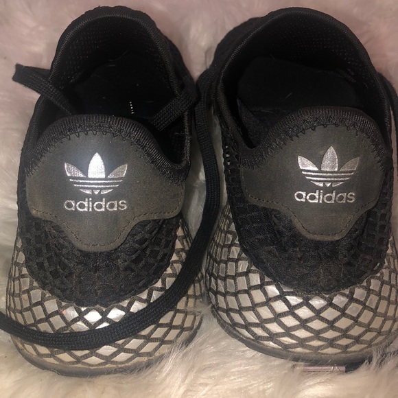 adidas white net shoes